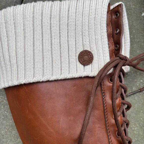 Gucci leather lace up boots size 37 - Picture 3 of 11